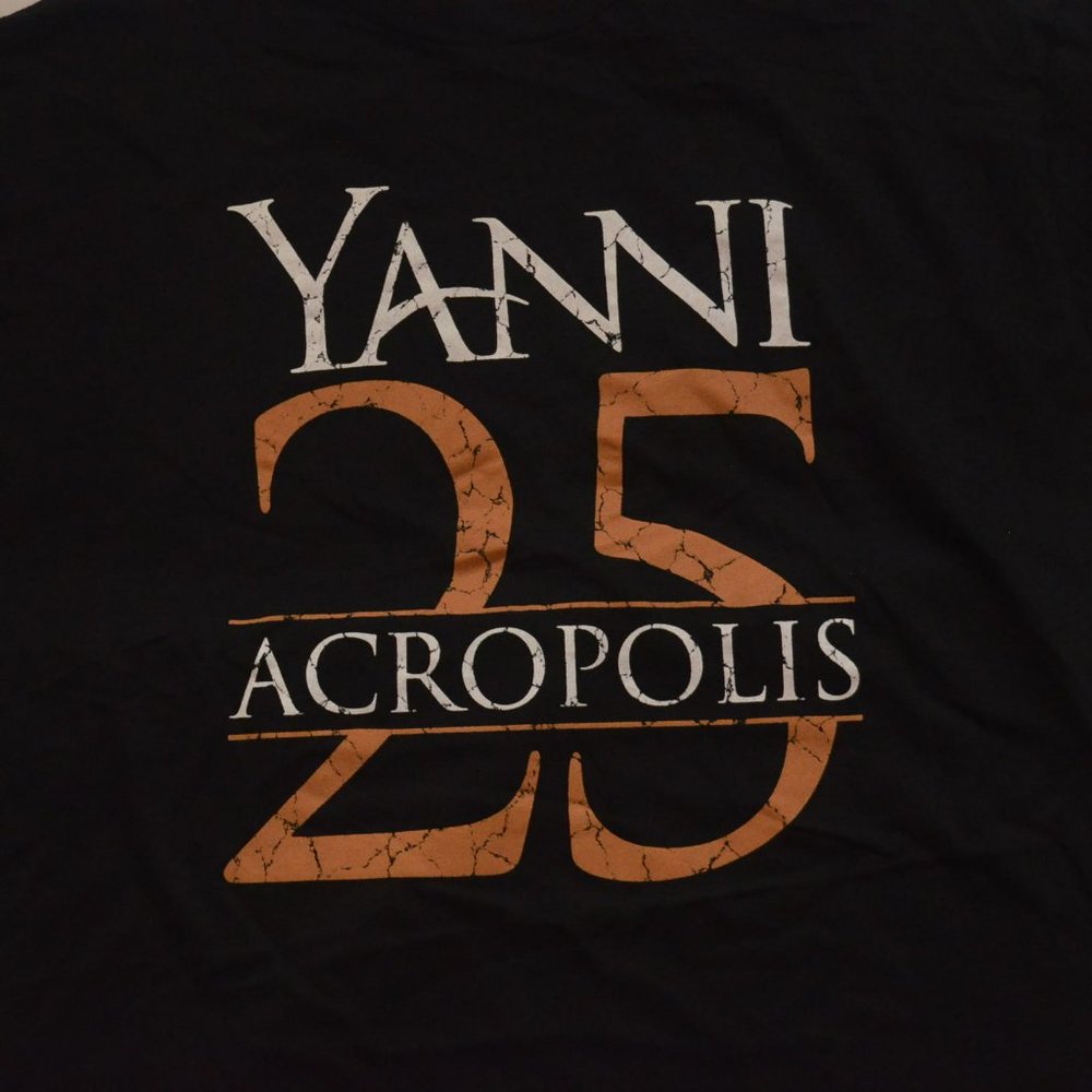 Yanni Acropolis 25th Anniversary Concert T-Shirt Size Extra Large